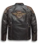mens-h-d-triple-vent-system-black-trostel-leather-jacket-falcon-jacket-002