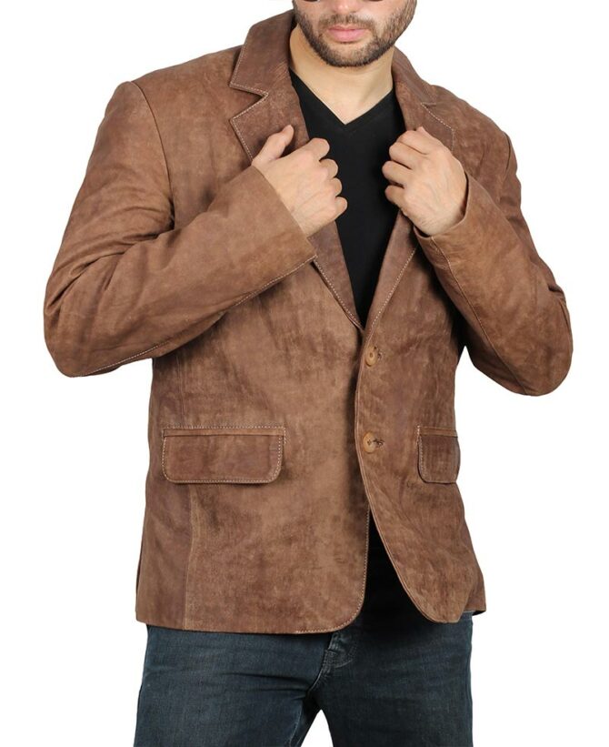 mens-notch-lapel-brown-blazer-leather-jacket-falcon-jacket-003