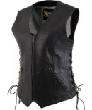 women-mistress-black-motorcycle-leather-vest-falcon-jacket-005