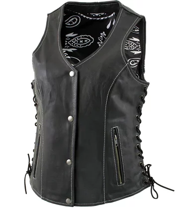 women-paisley-black-side-lace-adjustment-leather-vest-falcon-jacket-003