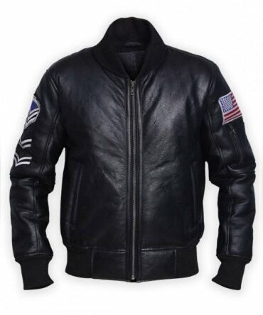 mens-american-flag-black-bomber-leather-jacket-falcon-jacket-001