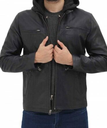 mens-jonathan-black-with-hood-leather-jacket-falcon-jacket-002