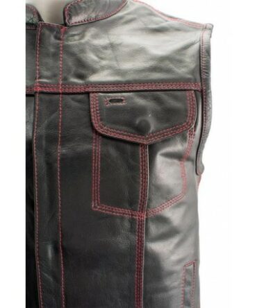 mens-red-stitching-black-motorcycle-leather-vest-falcon-jacket-004